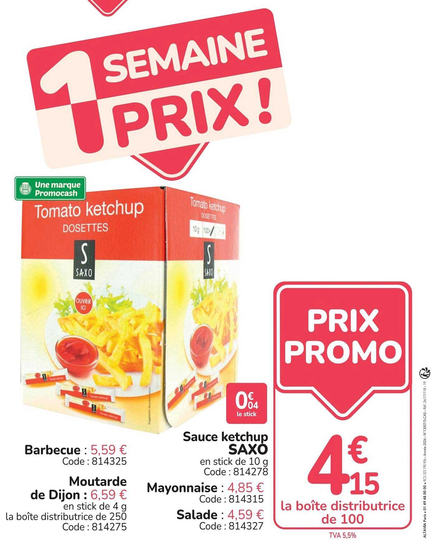 1 SEMAINE 1 PRIX !