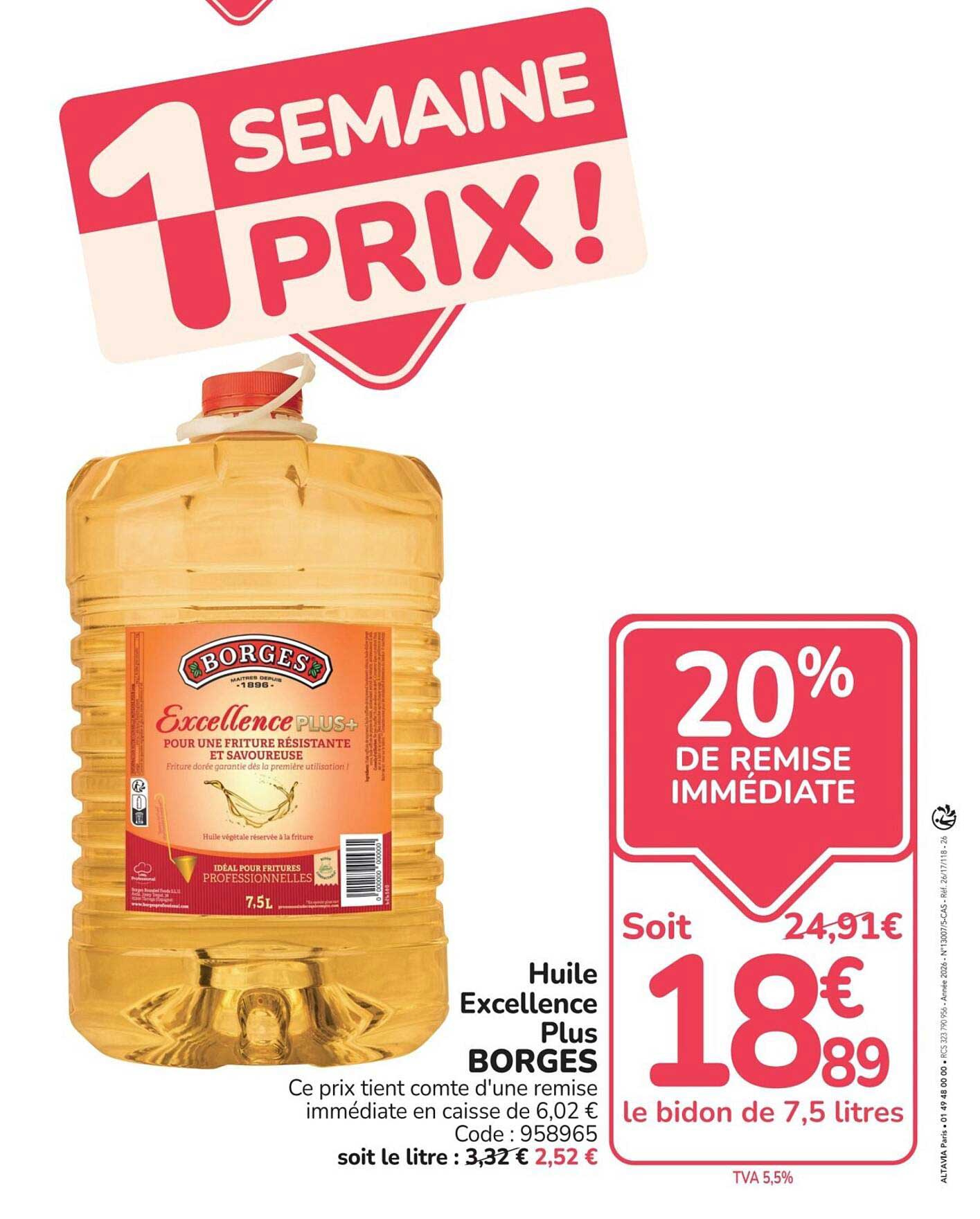 1 SEMAINE 1 PRIX !