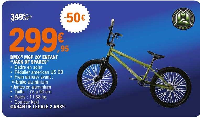 BMX MGP 20’ ENFANT "JACK OF SPADES"