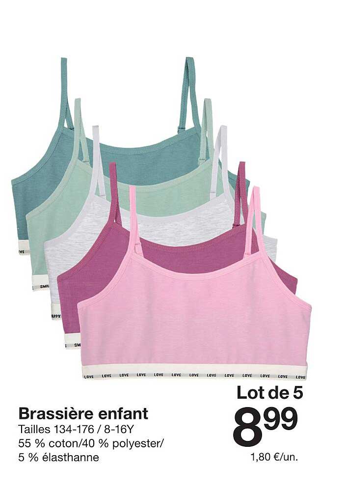 Brassière enfant
