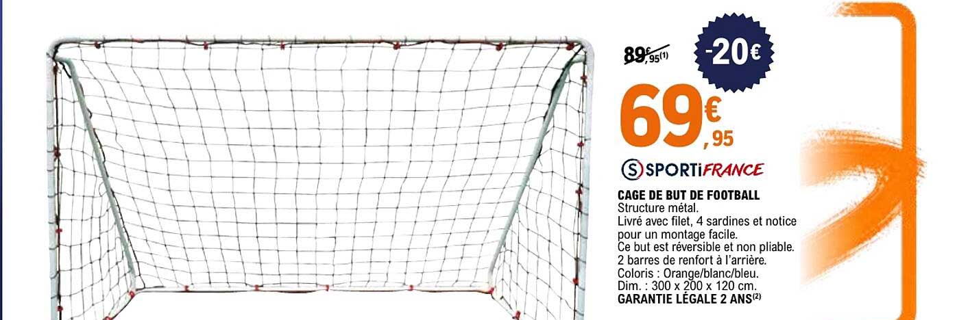 CAGE DE BUT DE FOOTBALL