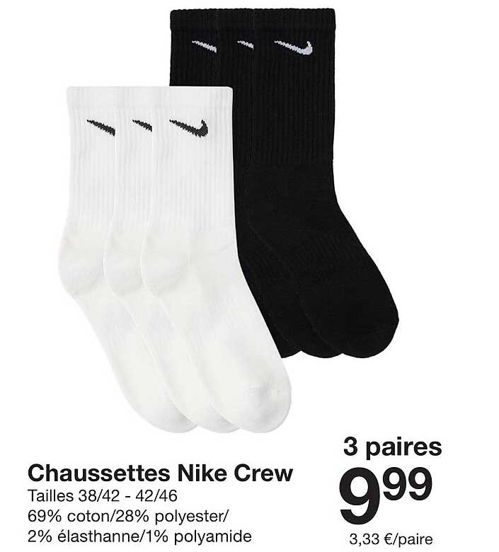 Chaussettes Nike Crew