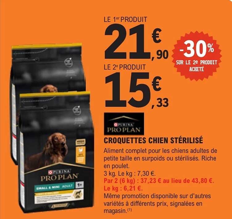 CROQUETTES CHIEN STÉRILISÉ