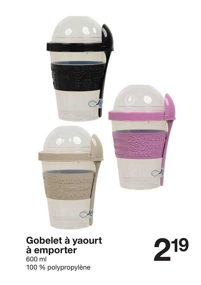 Gobelet à yaourt à emporter