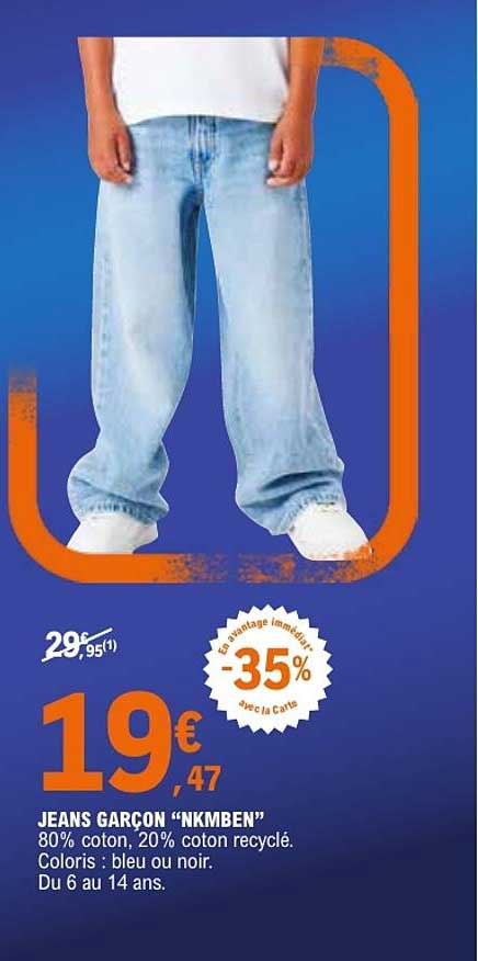 JEANS GARÇON “NKMBEN”
