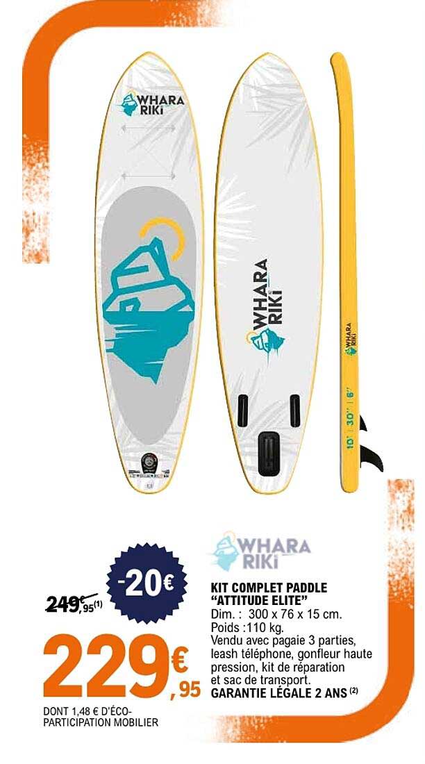 KIT COMPLET PADDLE “ATTITUDE ELITE”