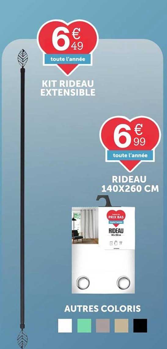 KIT RIDEAU EXTENSIBLE