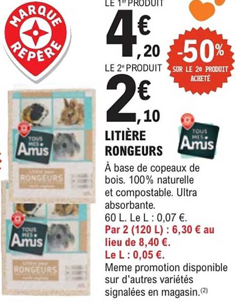 LITIÈRE RONGEURS