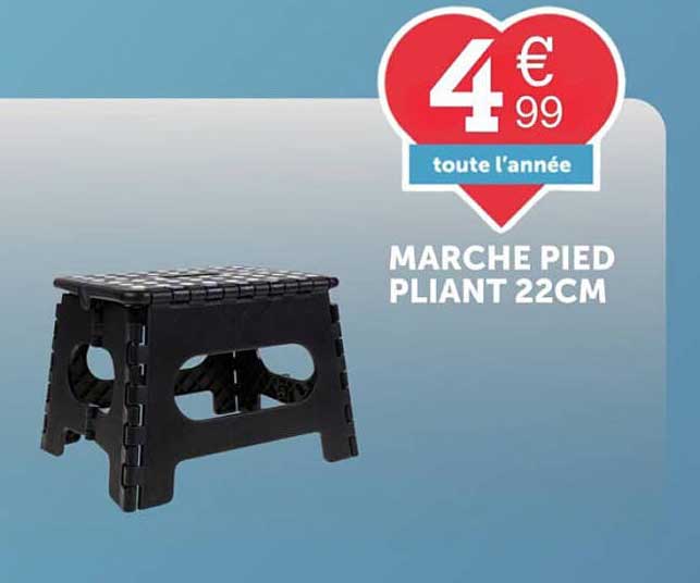 MARCHE PIED PLIANT 22CM
