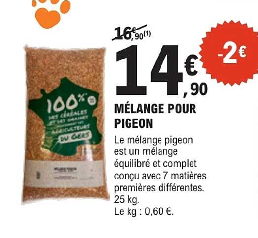 MÉLANGE POUR PIGEON