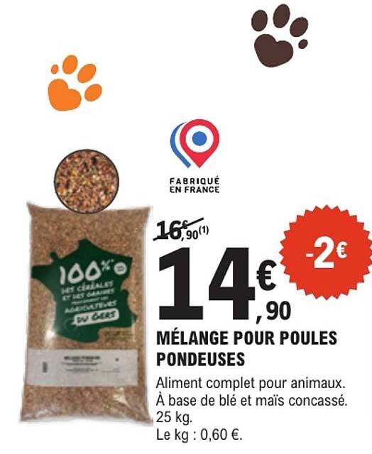 MÉLANGE POUR POULES PONDEUSES