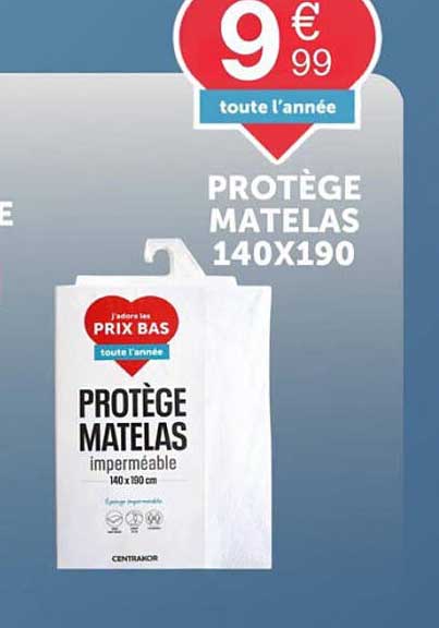 PROTÈGE MATELAS 140X190
