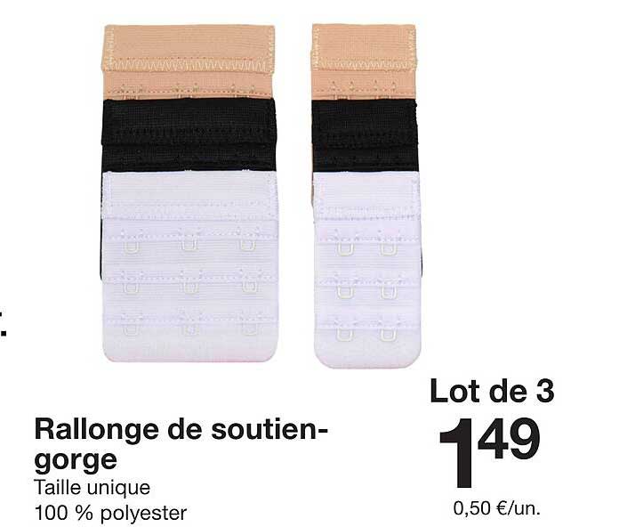 Rallonge de soutien-gorge
