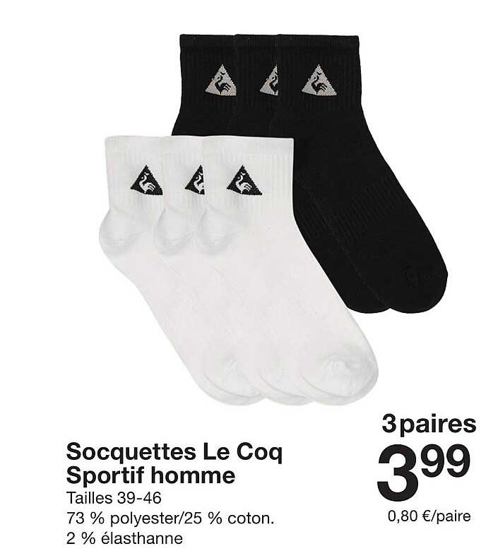 Socquettes Le Coq Sportif homme