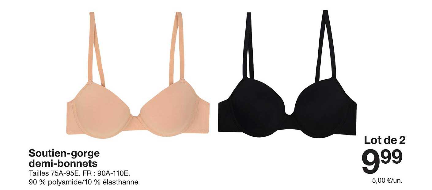 Soutien-gorge demi-bonnets