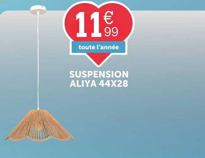 SUSPENSION ALIYA 44X28