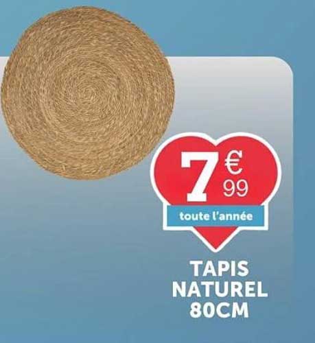 TAPIS NATUREL 80CM