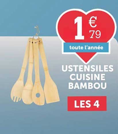 USTENSILES CUISINE BAMBOU