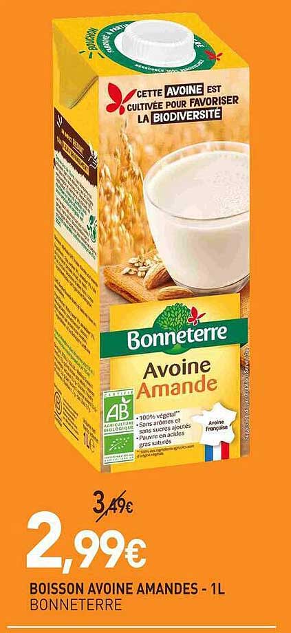 BOISSON AVOINE AMANDES - 1L BONNETERRE