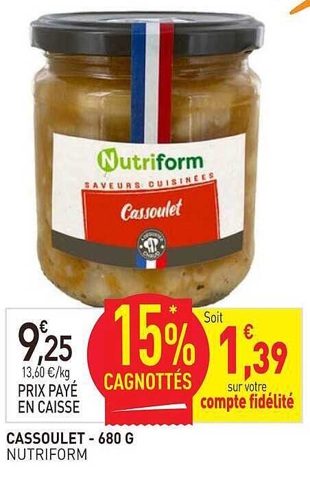 CASSOULET - 680 G NUTRIFORM