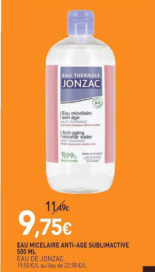 EAU MICELAIRE ANTI-AGE SUBLIMACTIVE 500 ML EAU DE JONZAC