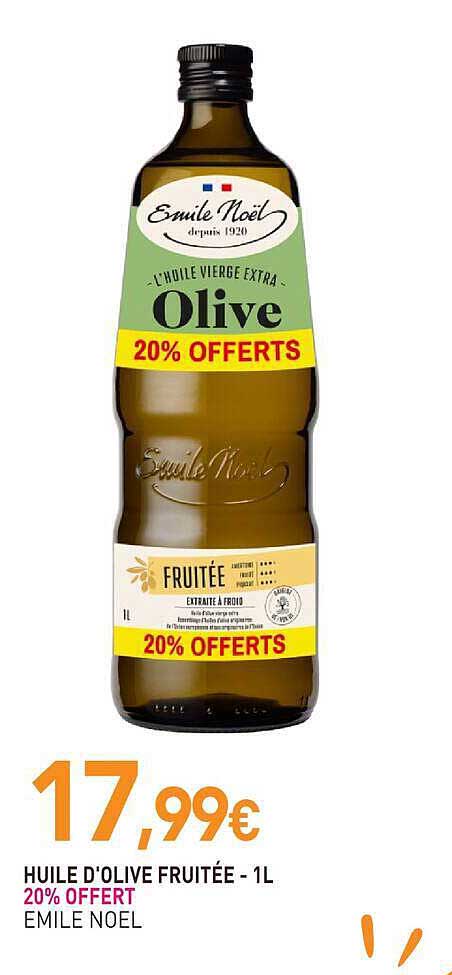 HUILE D'OLIVE FRUITÉE - 1L