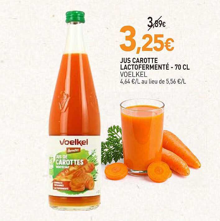 JUS CAROTTE LACTOFERMENTÉ - 70 CL VOELKEL