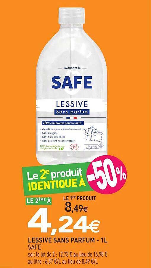 Le 2ᵉ produit identique à -50%