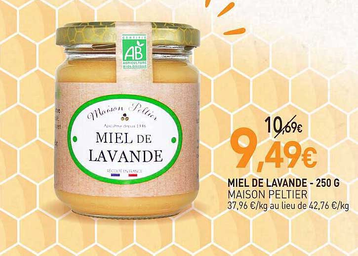 MIEL DE LAVANDE - 250 G MAISON PELTIER