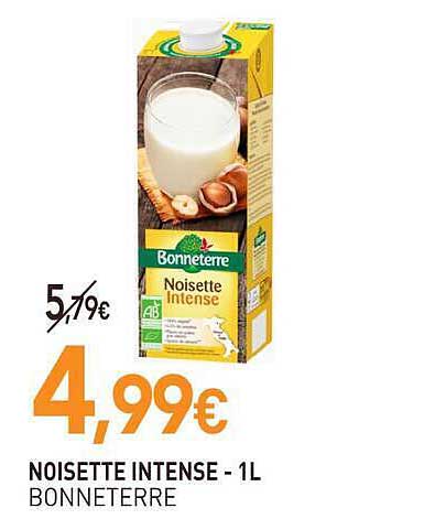 NOISETTE INTENSE - 1L BONNETERRE