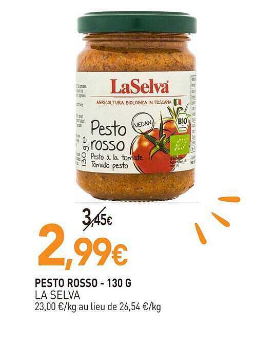 PESTO ROSSO - 130 G LA SELVA