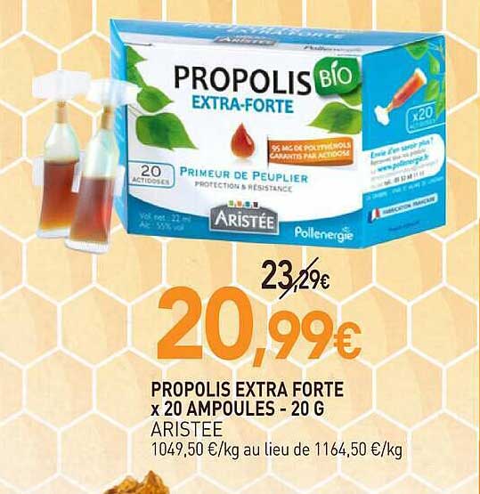 PROPOLIS EXTRA FORTE x 20 AMPOULES - 20 G