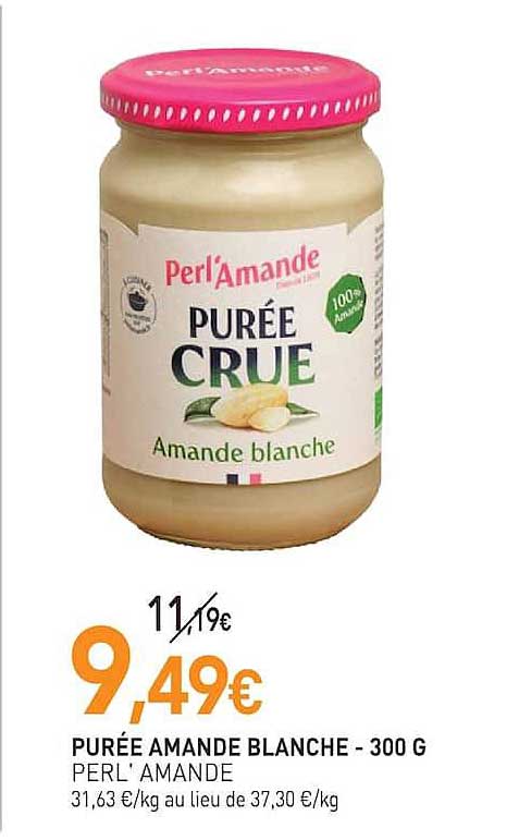 PURÉE AMANDE BLANCHE - 300 G
