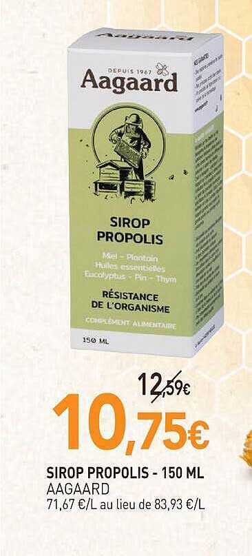 SIROP PROPOLIS - 150 ML AAGAARD