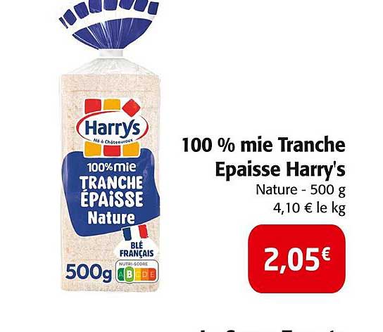 100 % mie Tranche Épaisse Harry's