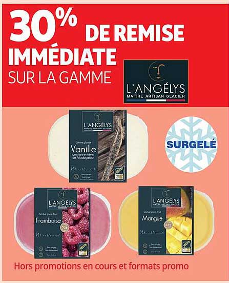 30% DE REMISE IMMEDIATE SUR LA GAMME