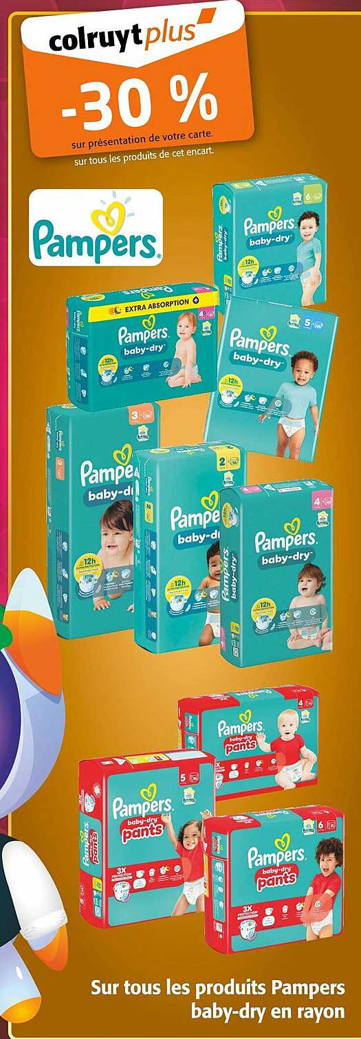 -30 % sur tous les produits Pampers baby-dry