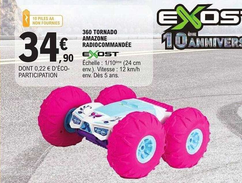 360 TORNADO AMAZONE RADIOCOMMANDÉE EXOST
