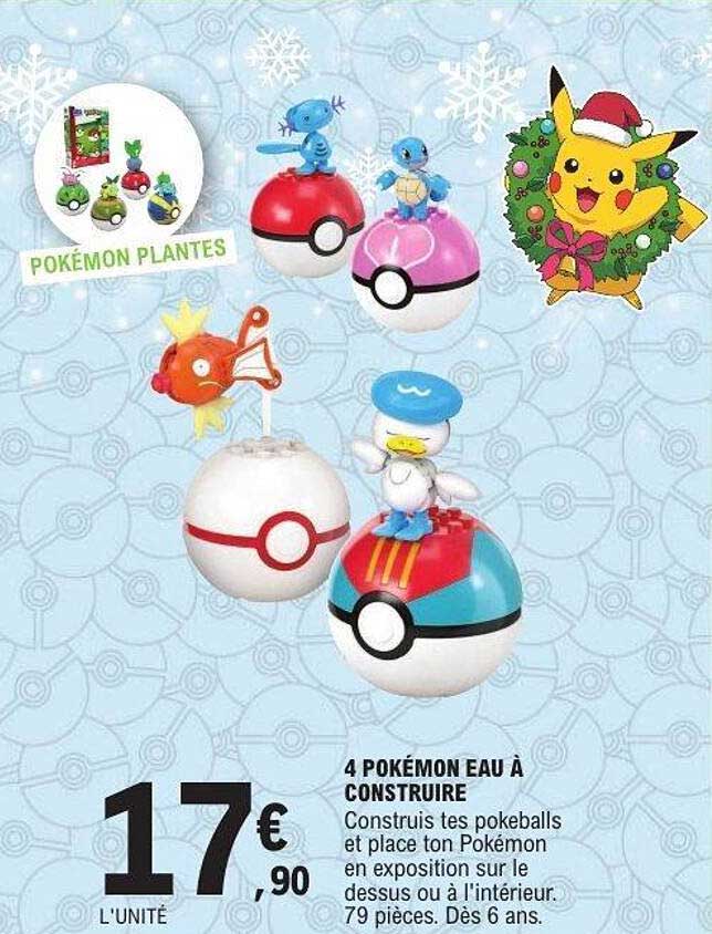 4 POKÉMON EAU À CONSTRUIRE