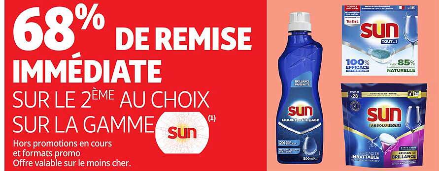 68% DE REMISE IMMéDIATE SUR LE 2ÈME AU CHOIX SUR LA GAMME