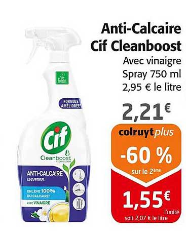 Anti-Calcaire Cif Cleanboost