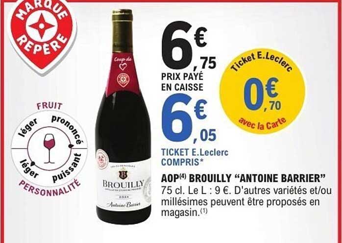 AOP Brouilly "Antoine Barrier"