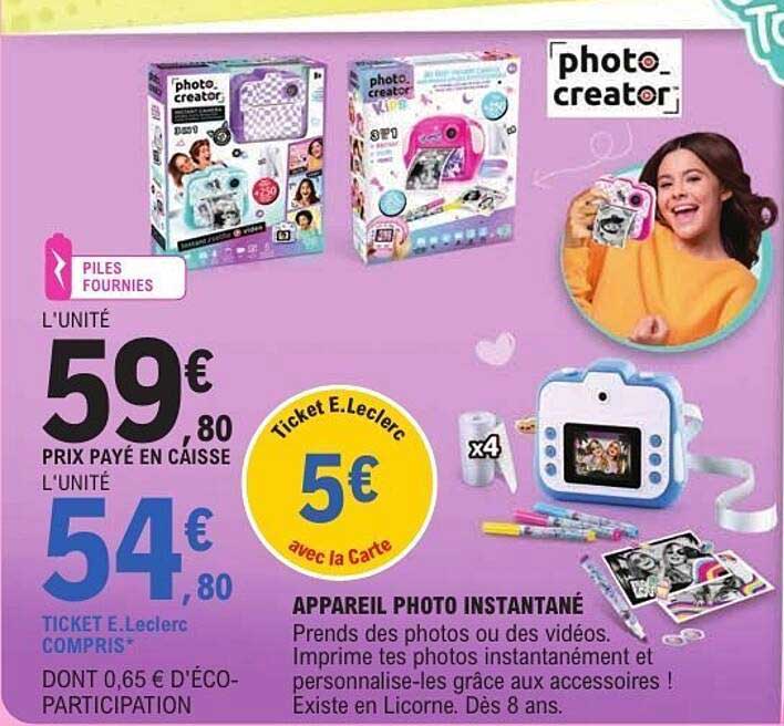 APPAREIL PHOTO INSTANTANÉ