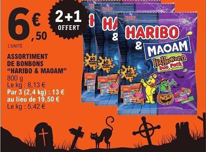 ASSORTIMENT DE BONBONS "HARIBO & MAOAM"
