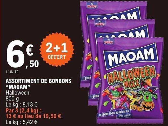 ASSORTIMENT DE BONBONS "MAOAM"