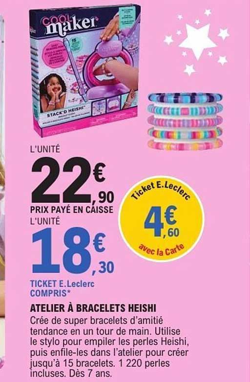 ATELIER À BRACELETS HEISHI