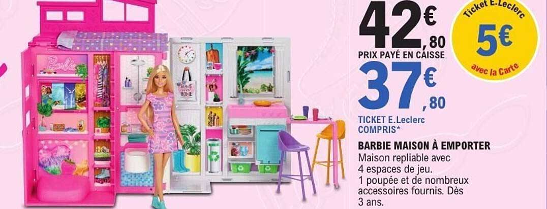 BARBIE MAISON À EMPORTER