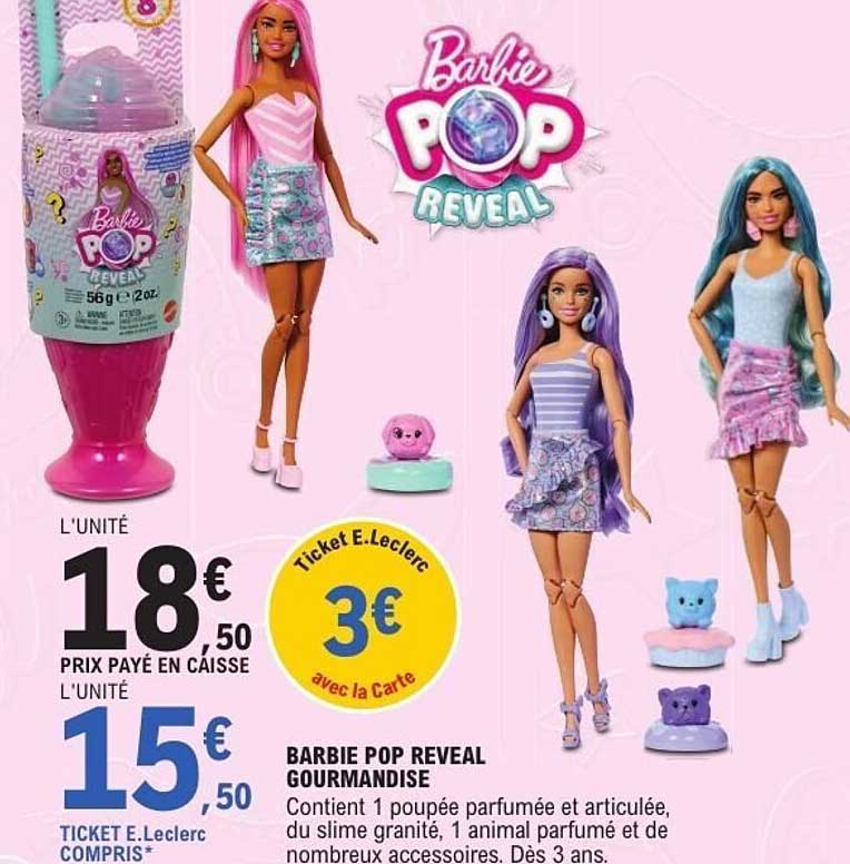 BARBIE POP REVEAL GOURMANDISE