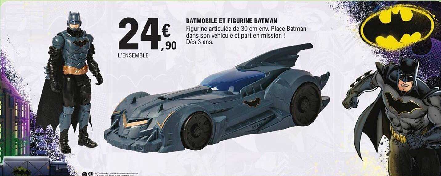 BATMOBILE ET FIGURINE BATMAN