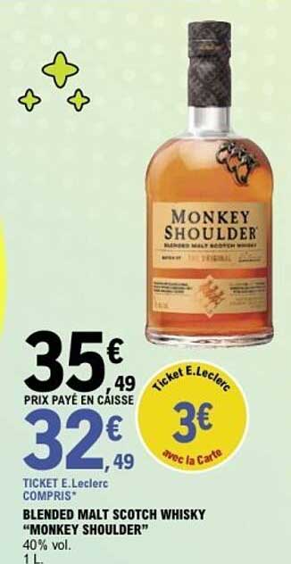 BLENDED MALT SCOTCH WHISKY "MONKEY SHOULDER"